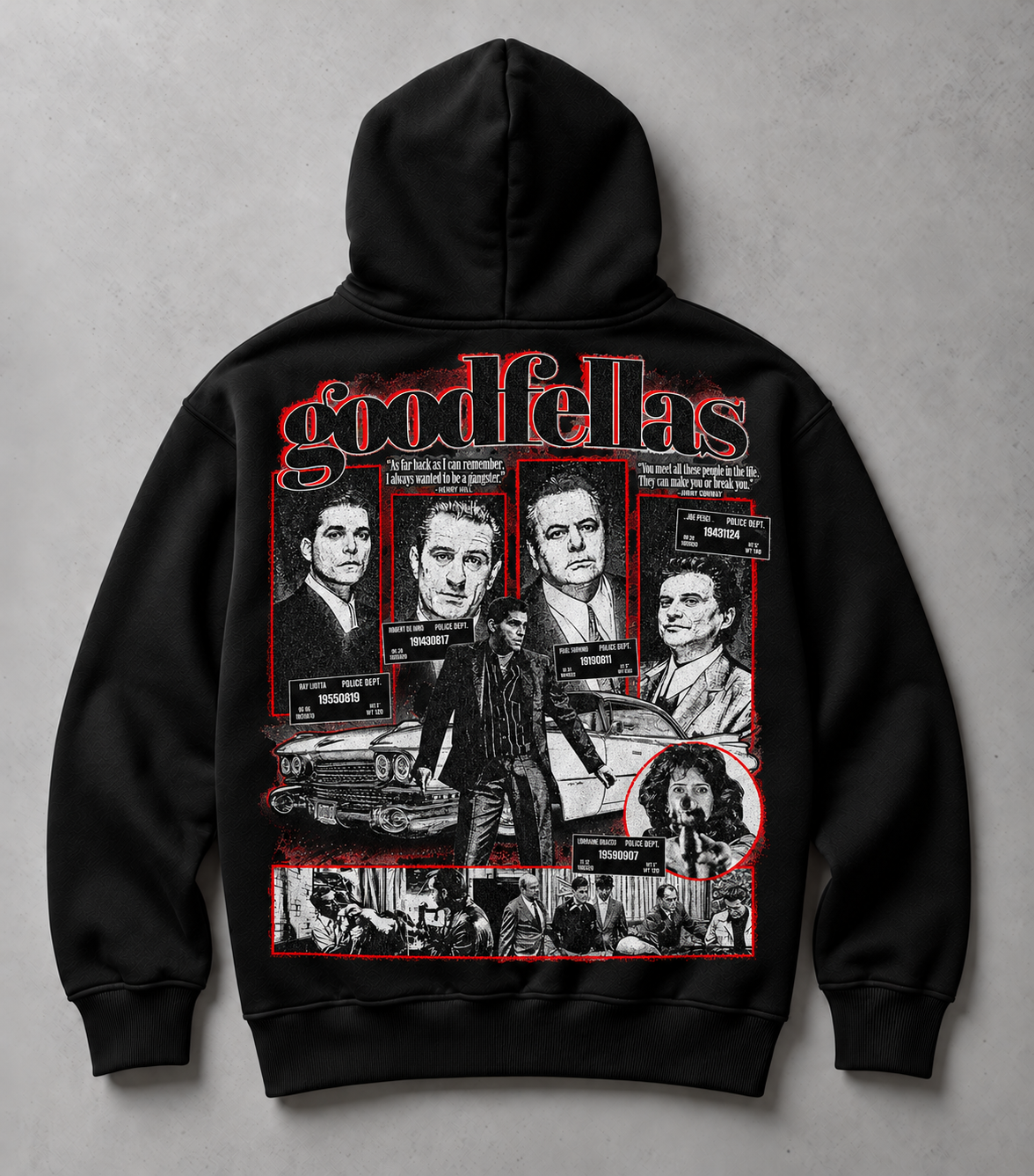 Goodfellas Archive — Hoodie - Black - arka baskı