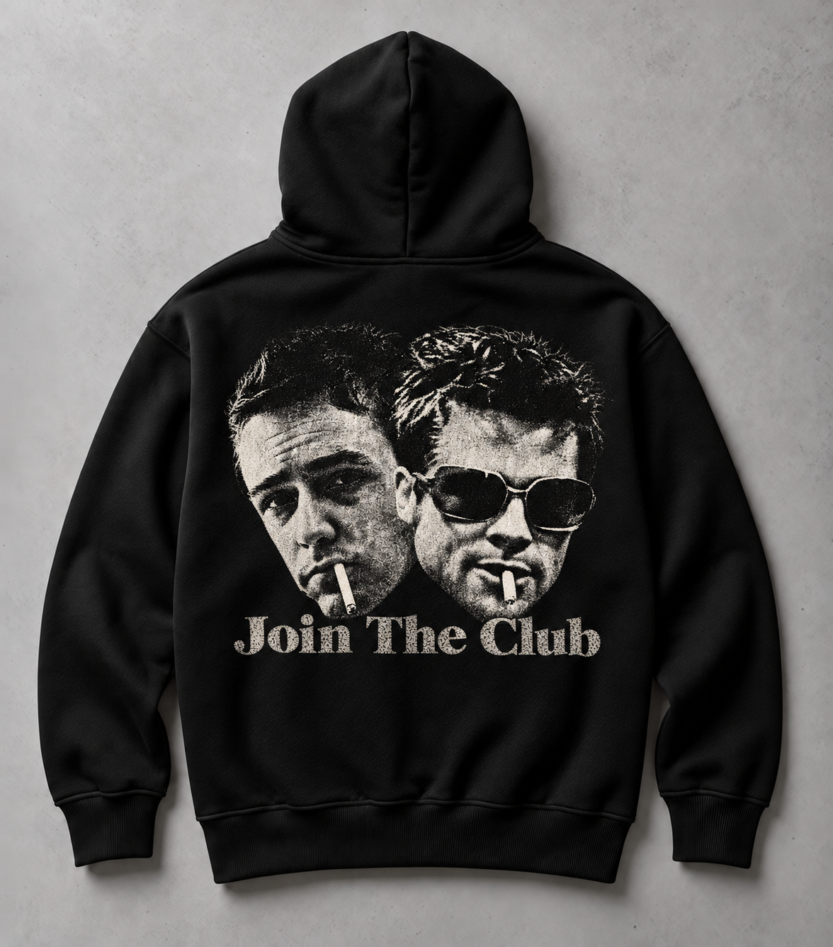 Join The Club — Hoodie - Black - arka baskı
